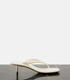 Bottega Veneta Sampieri Thong Sandals – White