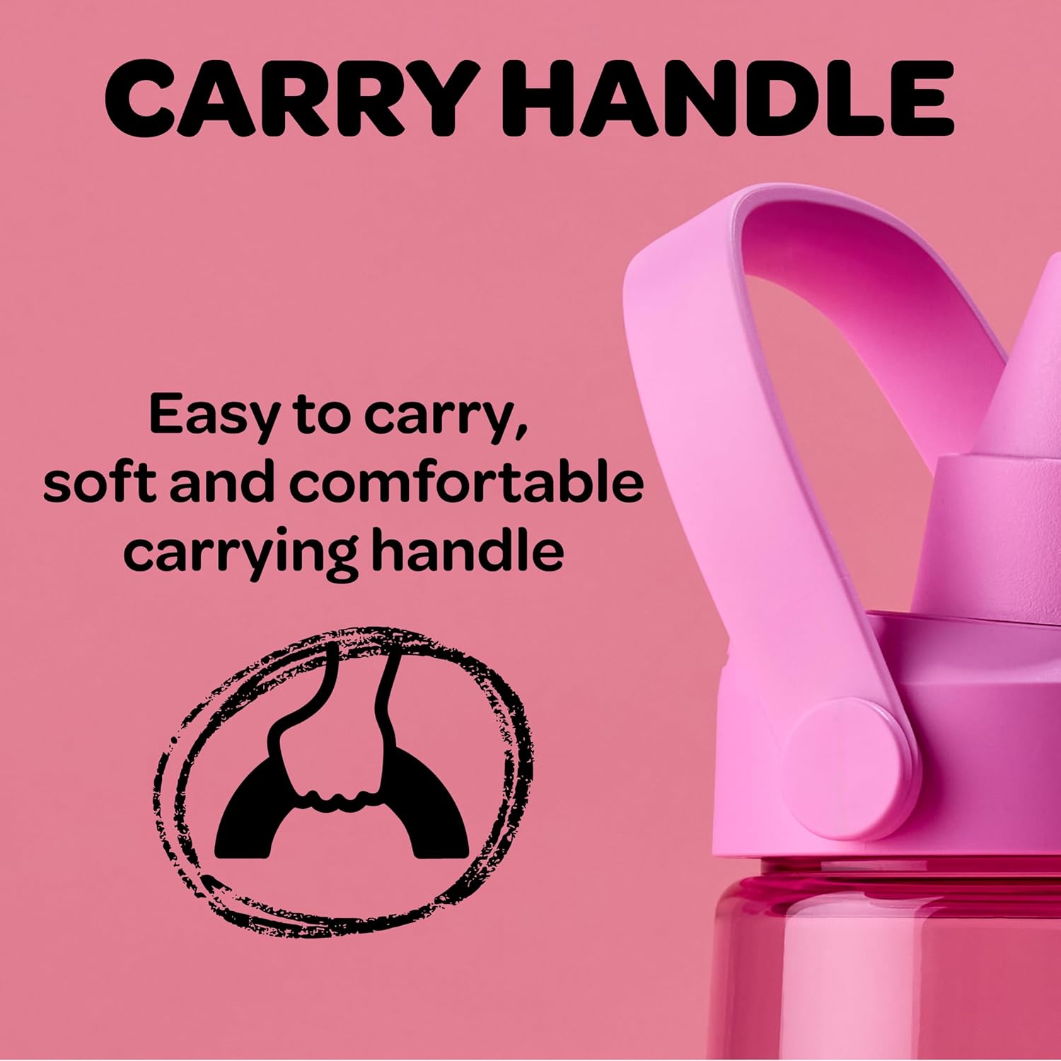 CamelBak Crayola Chug Tritan Renew Water Bottle Pink Flamingo 25 oz