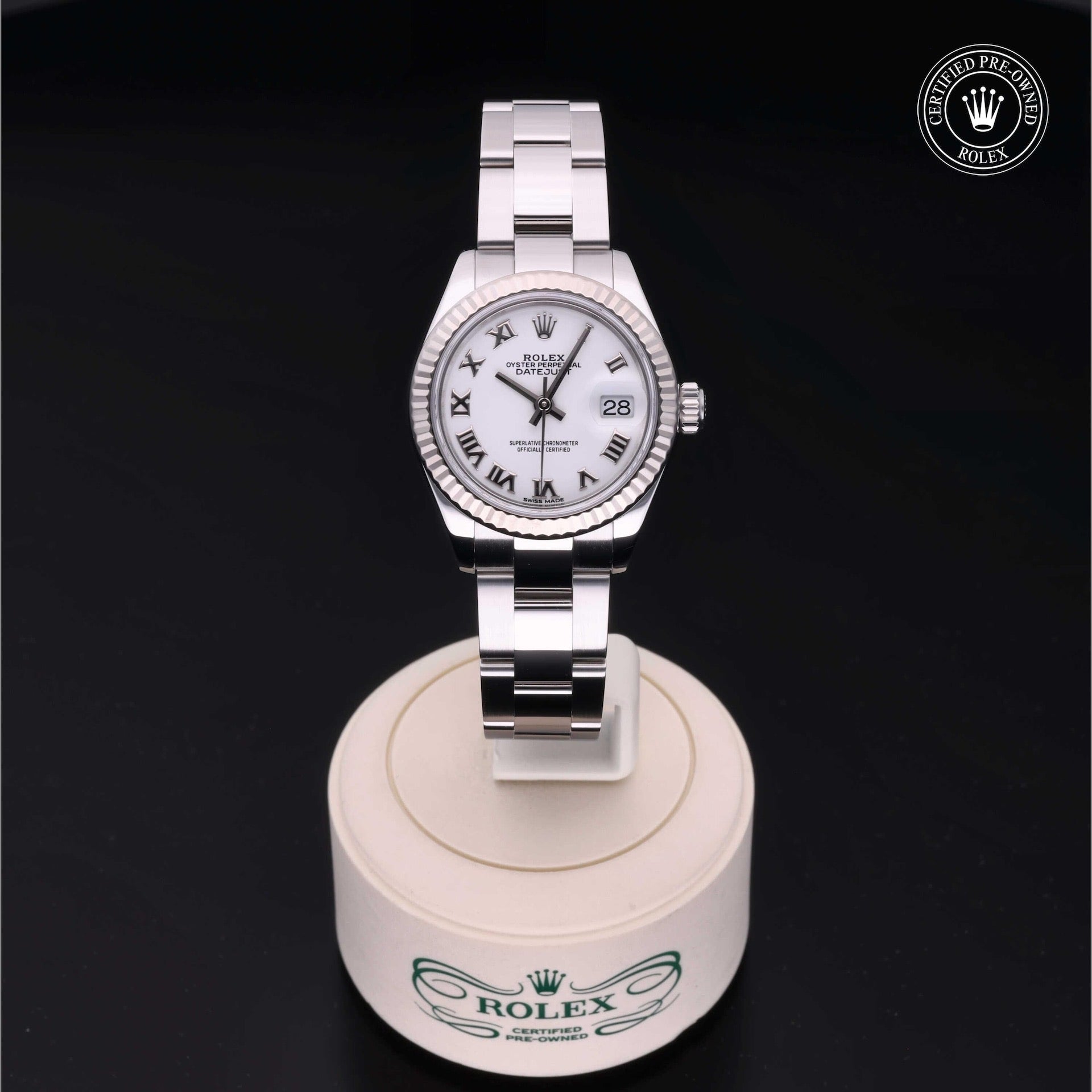 Rolex Lady-Datejust 28 — Ref. 279174 — Oystersteel & White Gold