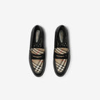 Women's Check and Leather Opal Loafers | 81328471