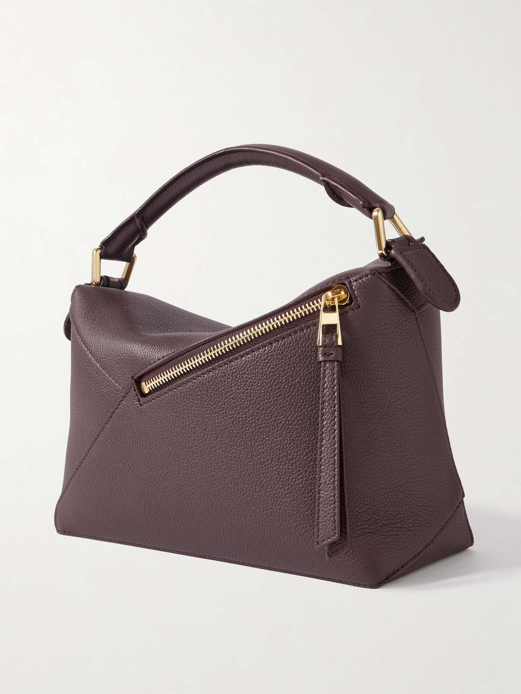 LOEWE Puzzle Edge Small Textured Leather Shoulder Bag