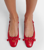 Valentino Garavani Valet Du Roi Slingback Flats