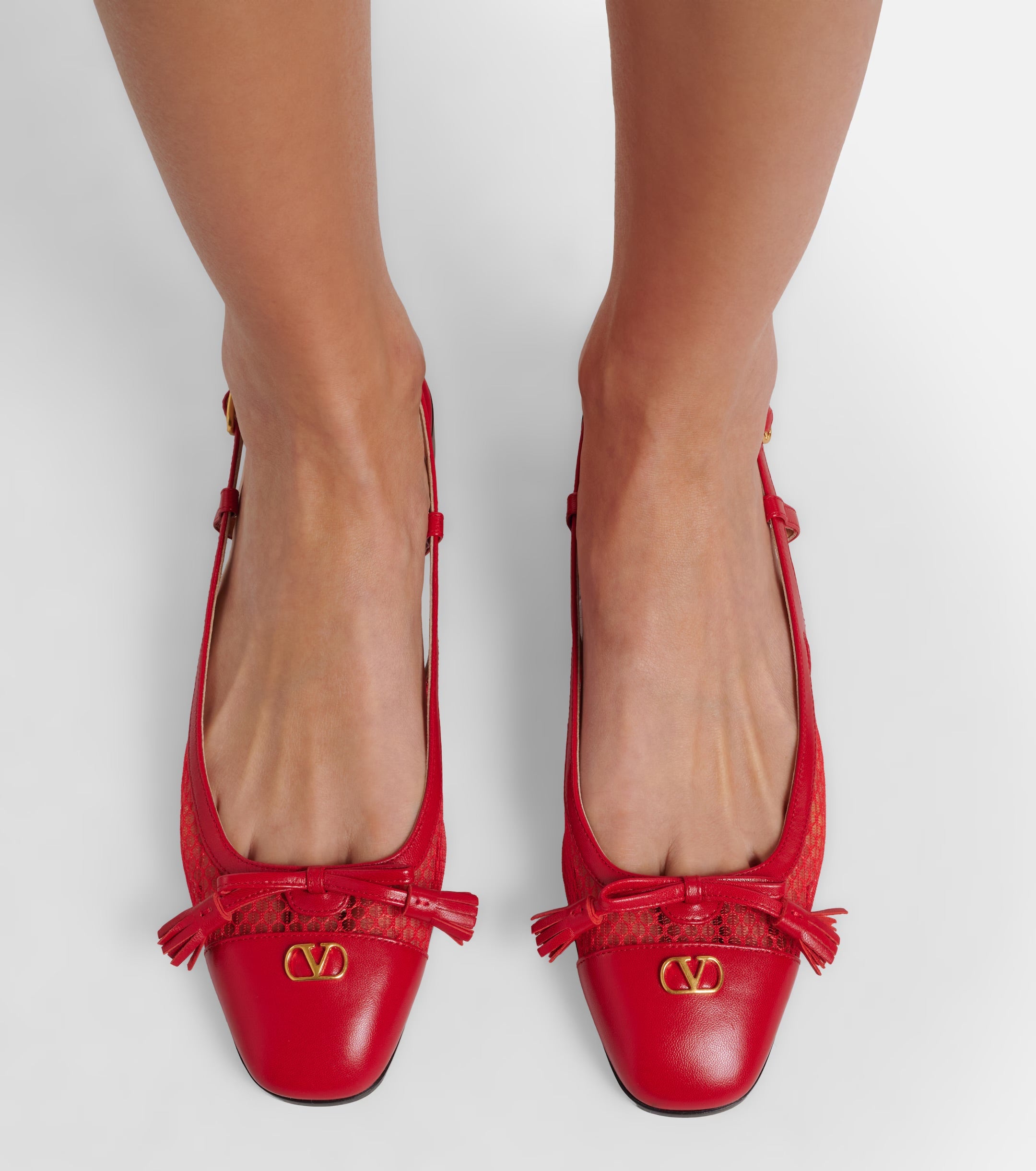 Valentino Garavani Valet Du Roi Slingback Flats