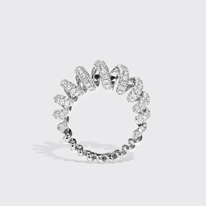 Jumbo Diamond Slinkee Ring