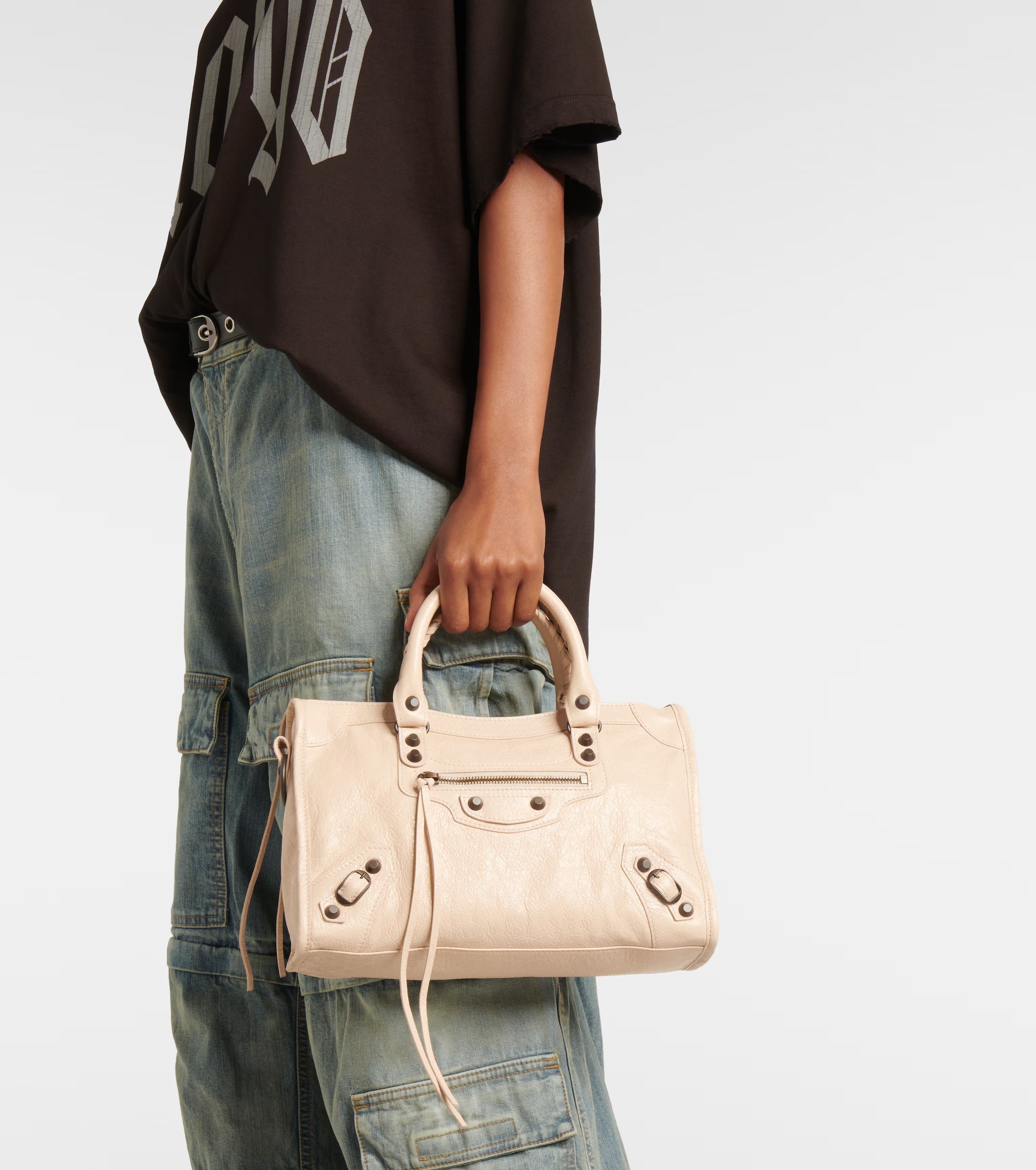 Balenciaga Le City Small Leather Tote Bag