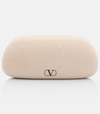 VLogo Studded Oval Sunglasses