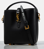 Saint Laurent Le 37 Mini Leather Bucket Bag