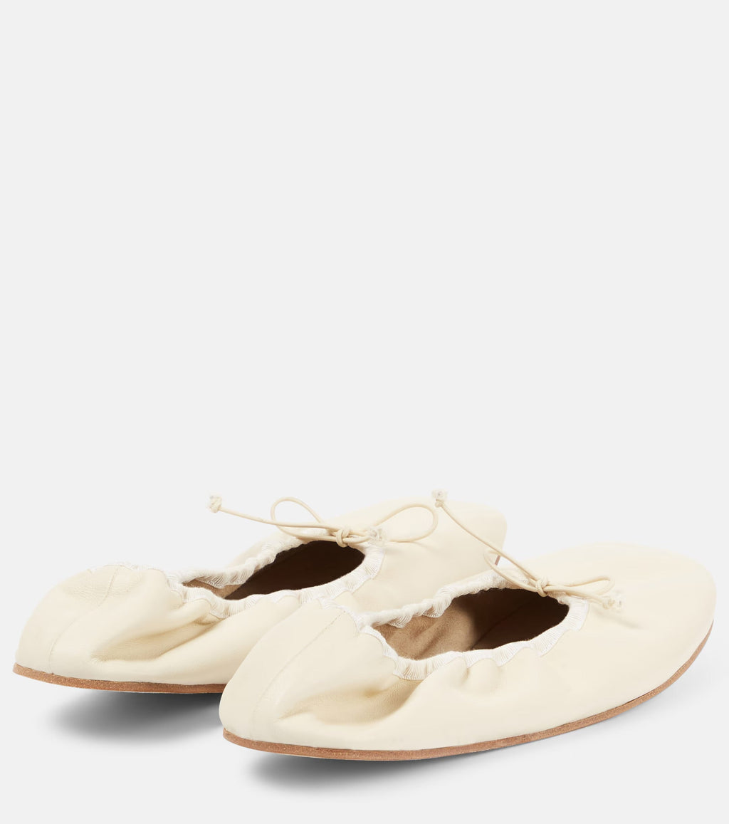 Leather Ballet Flats