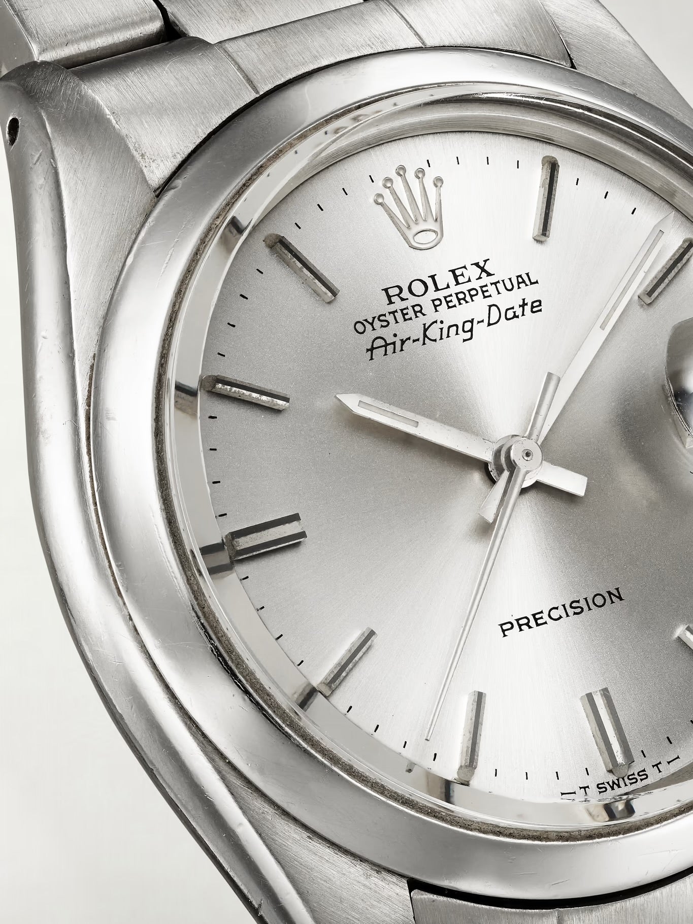 Rolex Vintage Datejust Perpetual Air-King Date 34mm Automatic Stainless Steel Watch