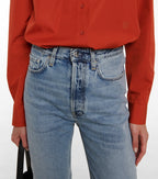 Toteme High-Rise Straight Jeans