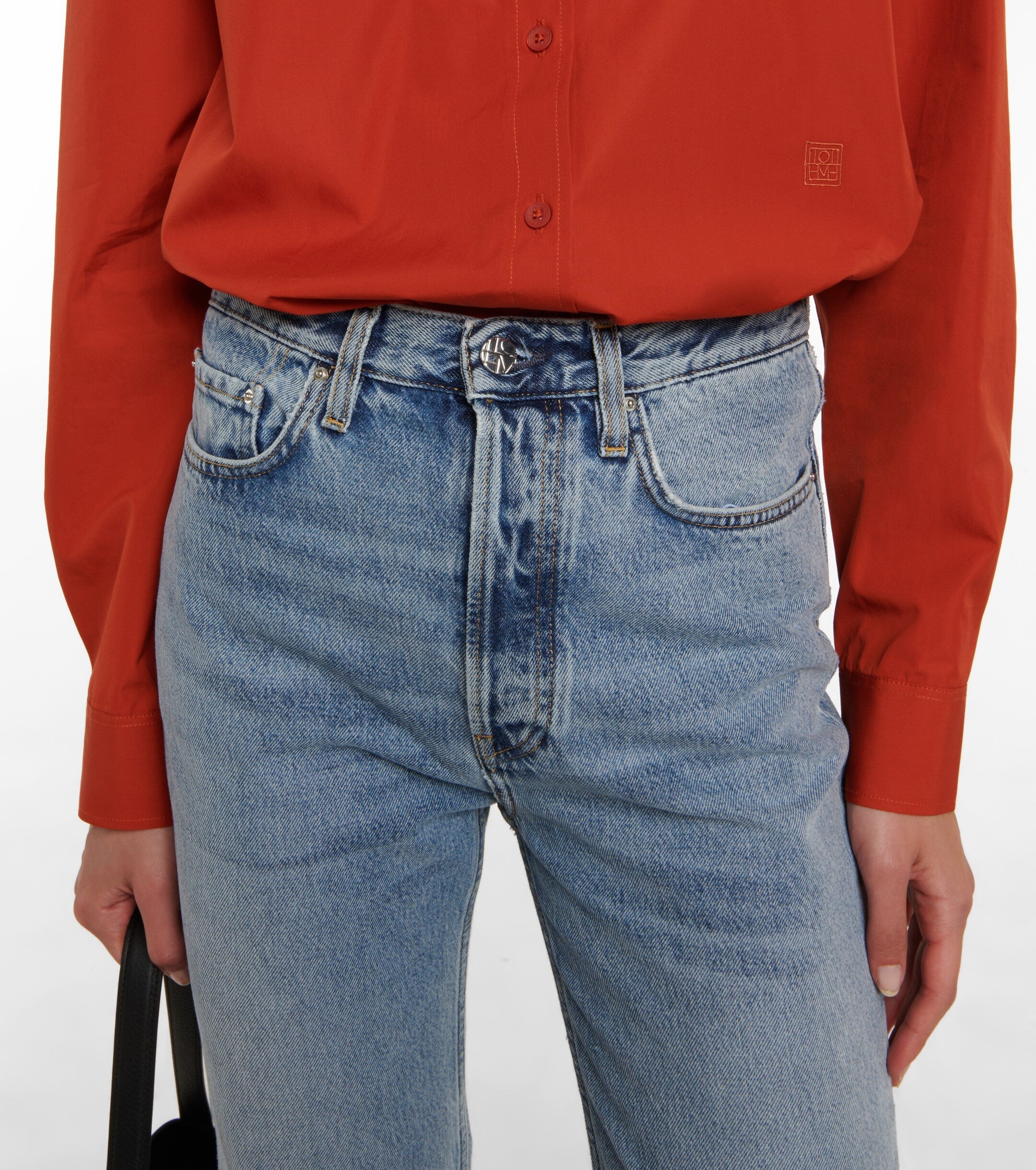 Toteme High-Rise Straight Jeans