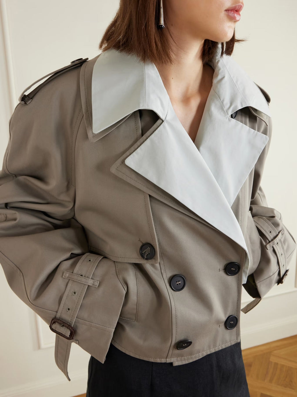 Double-Breasted Trench Coat