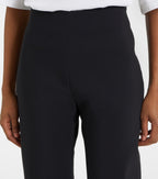 RÓHE Scuba Cropped Slim Pants in Black