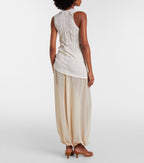 The Frankie Shop Mio Sheer Crêpe Balloon Pants