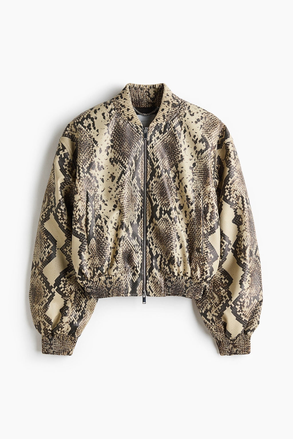 Stella McCartney x H&M Snakeskin-Print Bomber Jacket