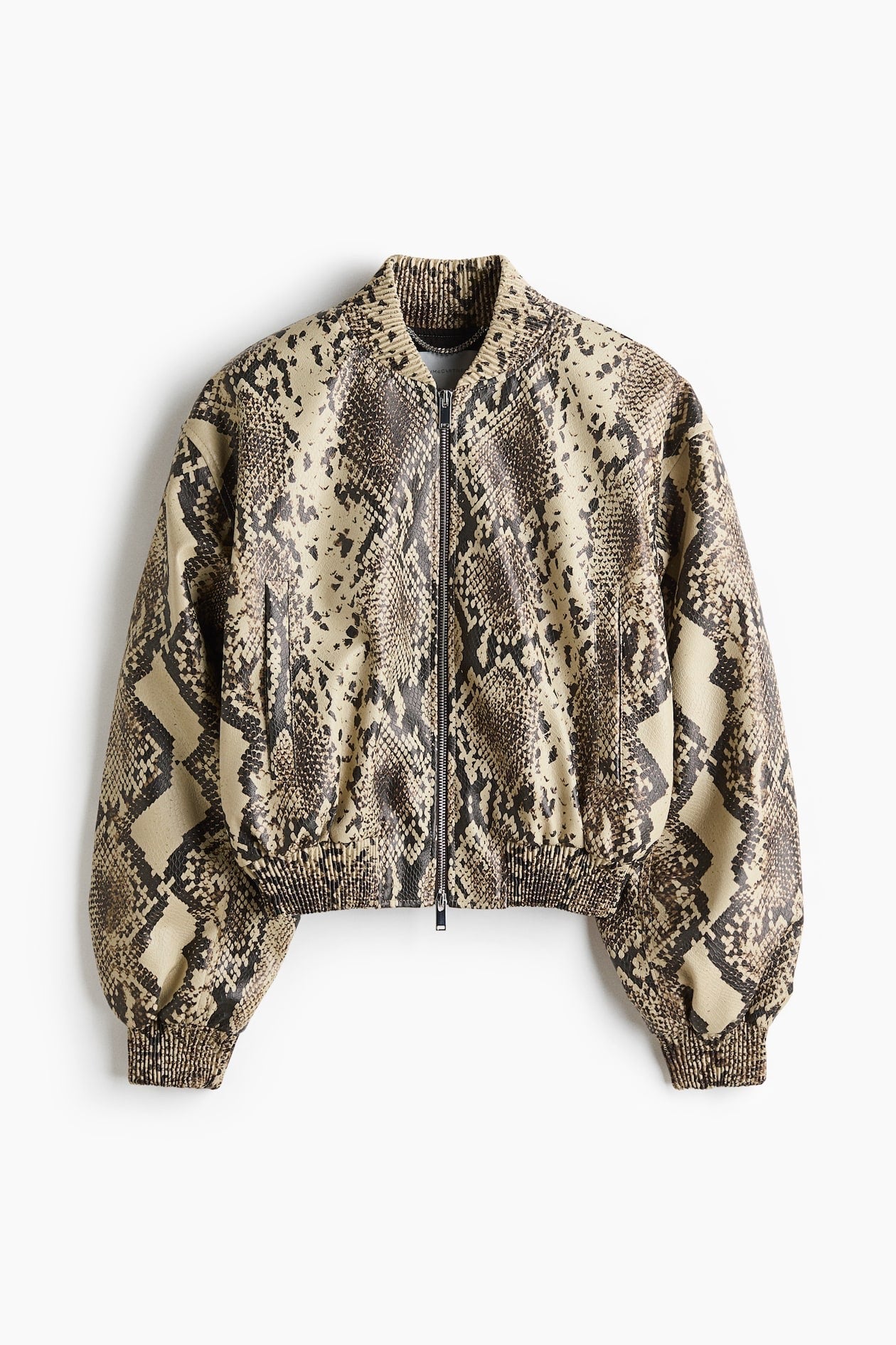 Stella McCartney x H&M Snakeskin-Print Bomber Jacket