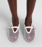 Alaïa Mesh Mary Jane Ballet Flats