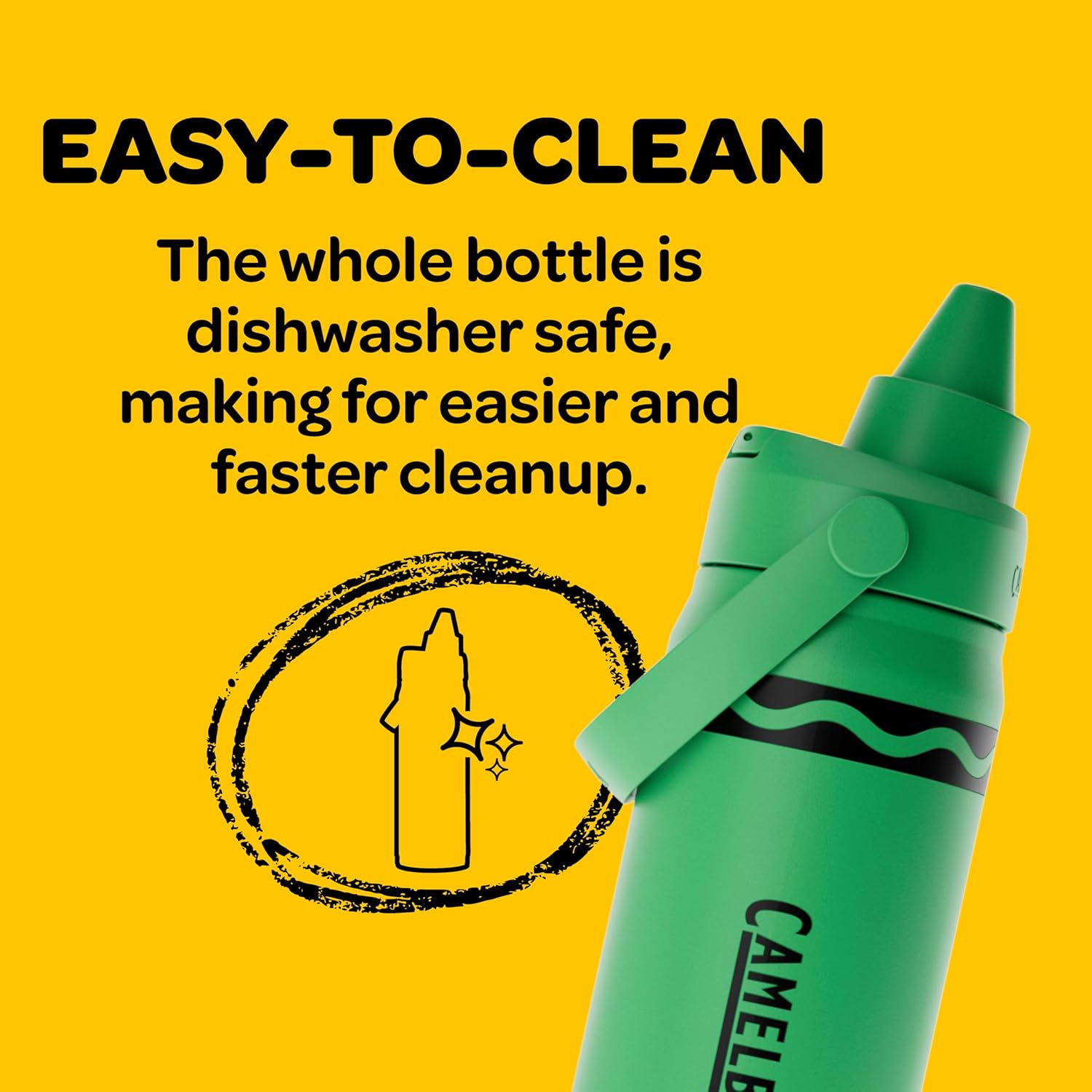 CamelBak Crayola Chug Stainless Steel Water Bottle 16oz