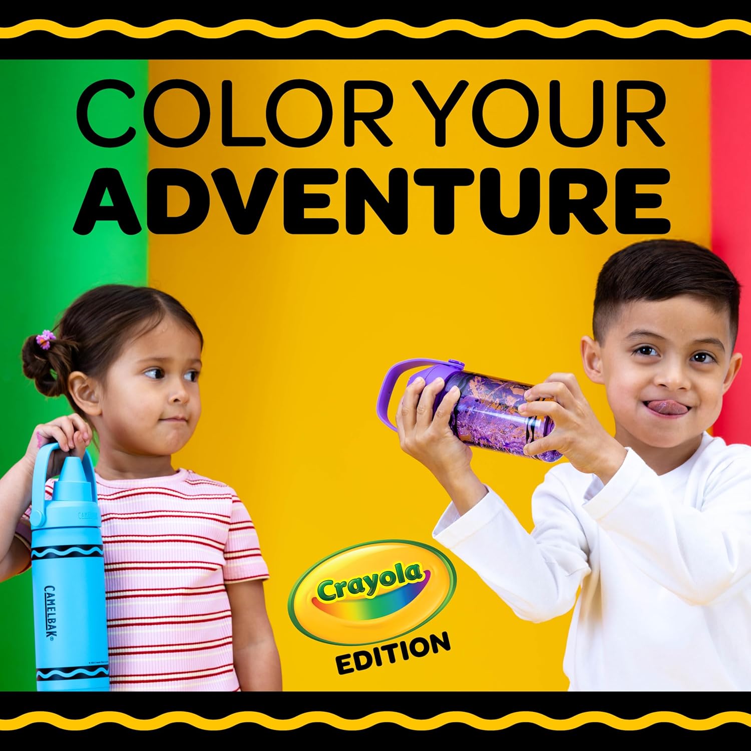 CamelBak Crayola Chug Stainless Steel Water Bottle 16oz