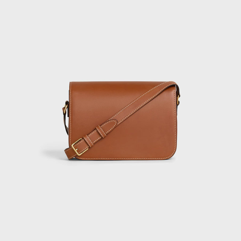Céline Classique Triomphe Bag in Natural Calfskin – Tan