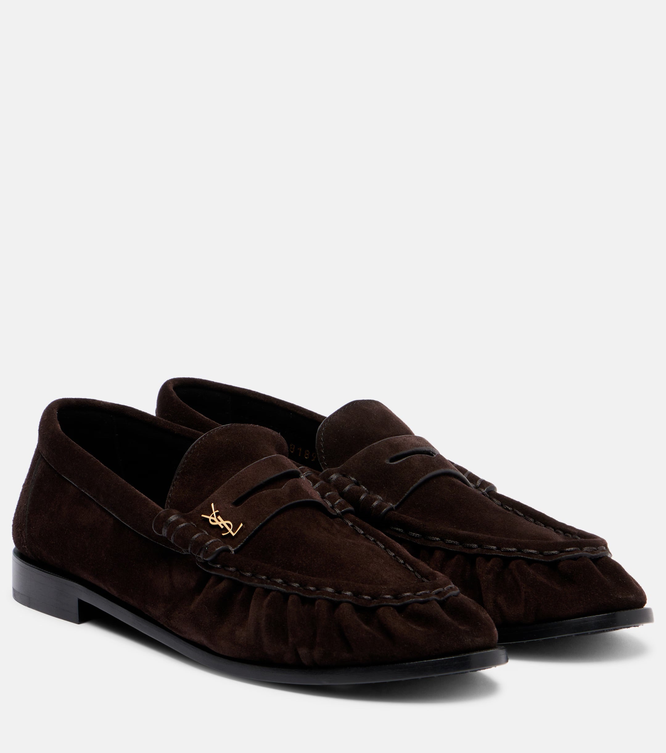 Saint Laurent Le Loafer Cassandre – Brown Suede