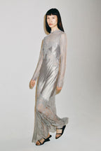 ZW Collection Satin Lace Dress