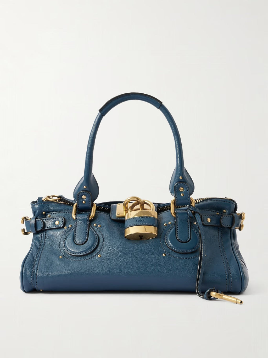 Chloé Paddington Embellished Leather Tote Bag – Iconic Padlock Design