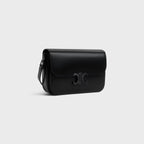 Céline Classique Triomphe Bag in Shiny Calfskin – Black (Black Hardware)