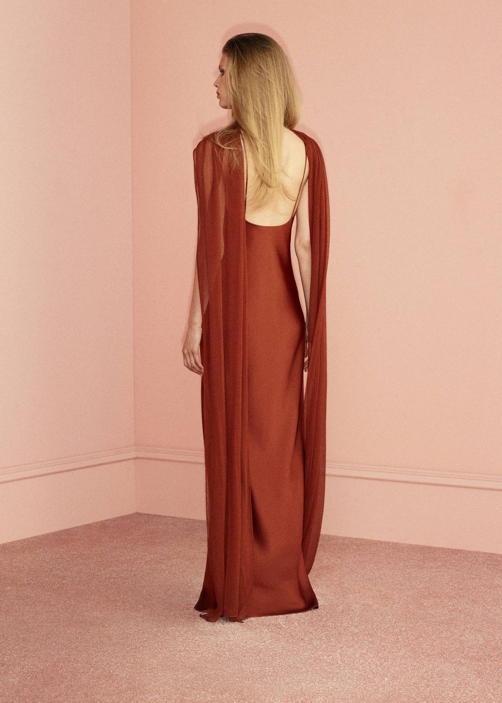 Satin Halter Neck Dress