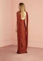 Satin Halter Neck Dress