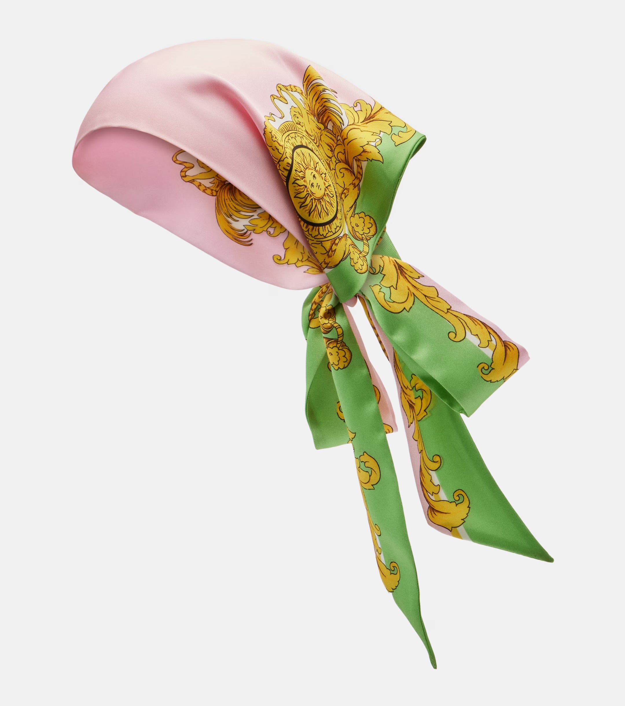 Versace La Vacanza Printed Silk Twill Scarf