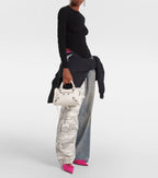 Balenciaga Le City Mini Leather Shoulder Bag White