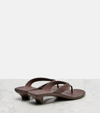 Gucci Vittoria Thong Sandals – Brown