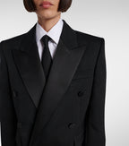 Saint Laurent Double-Breasted Tuxedo Blazer