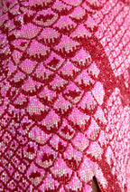 Clio Peppiatt Medusa Mini Dress in Pink