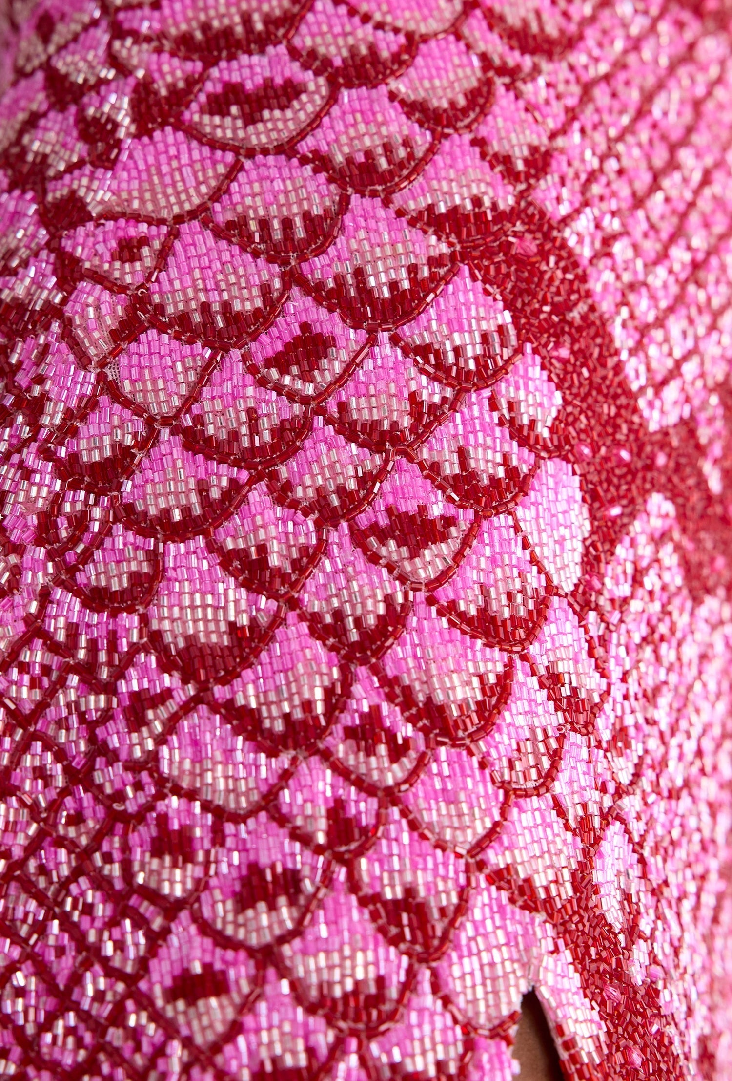 Clio Peppiatt Medusa Mini Dress in Pink