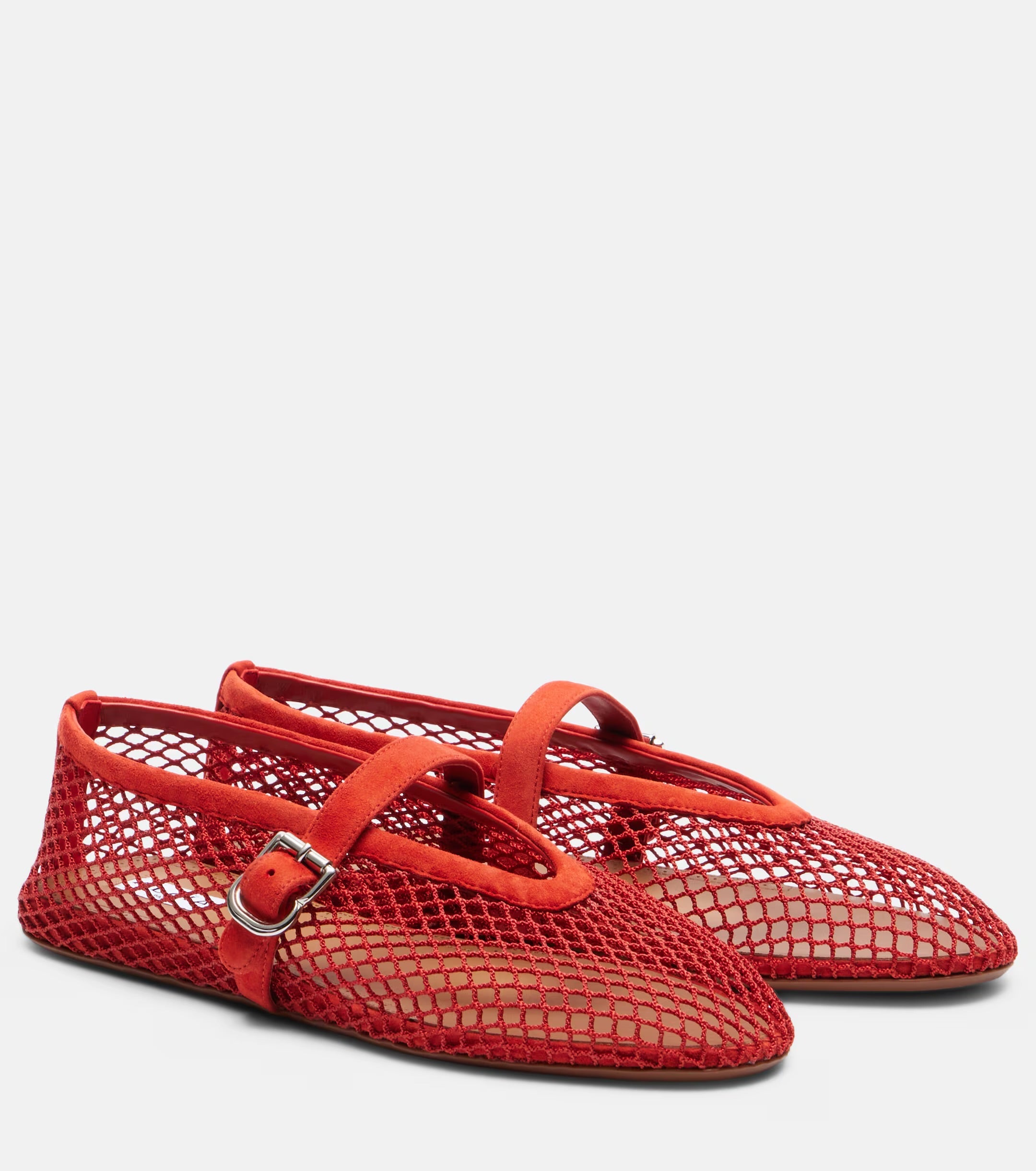 Alaïa Fishnet Ballet Flats