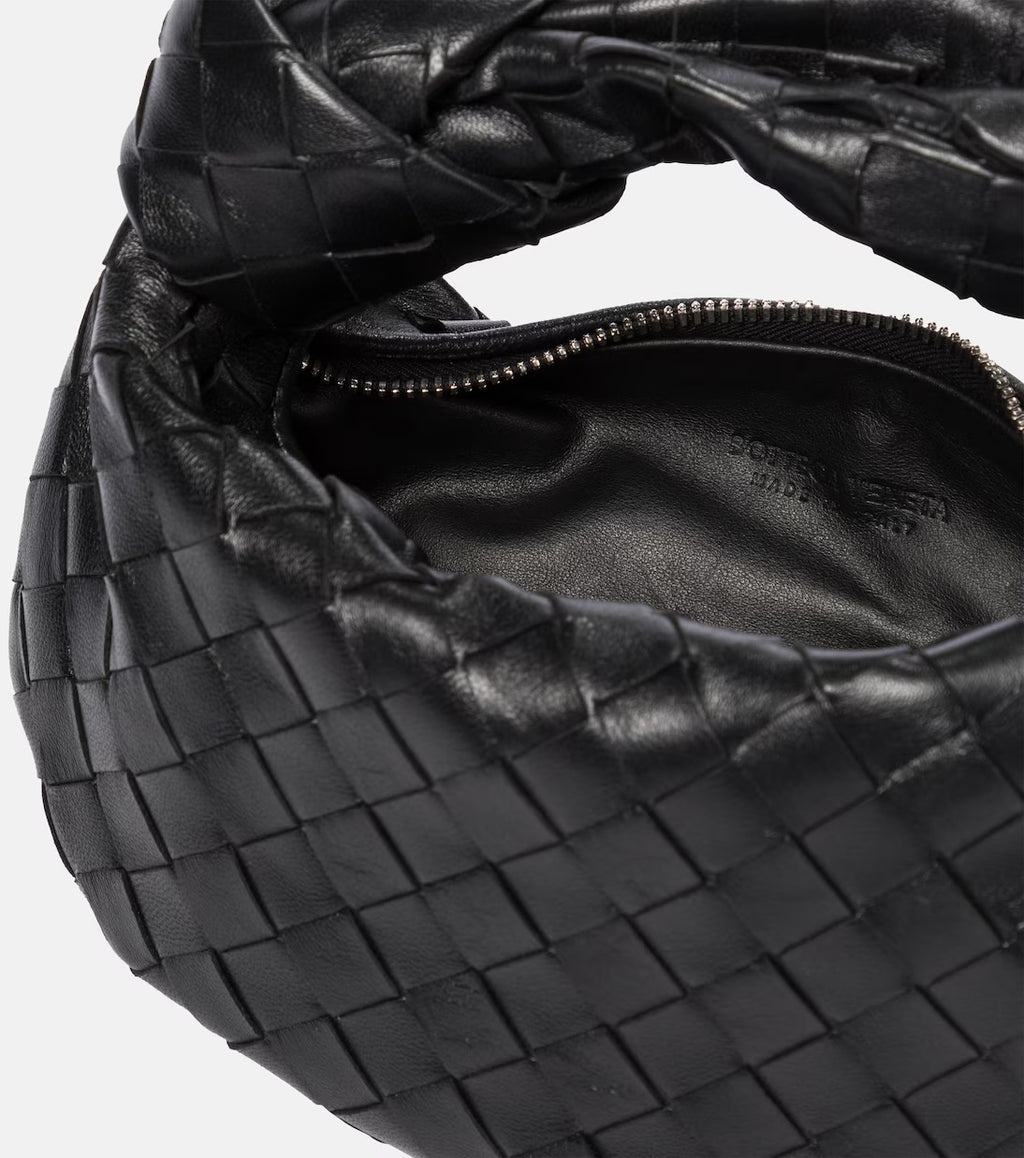 Bottega Veneta Jodie Mini Leather Tote – Black