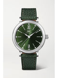 IWC Schaffhausen Portofino Automatic 40mm Stainless Steel, Textured-Leather and Diamond Watch