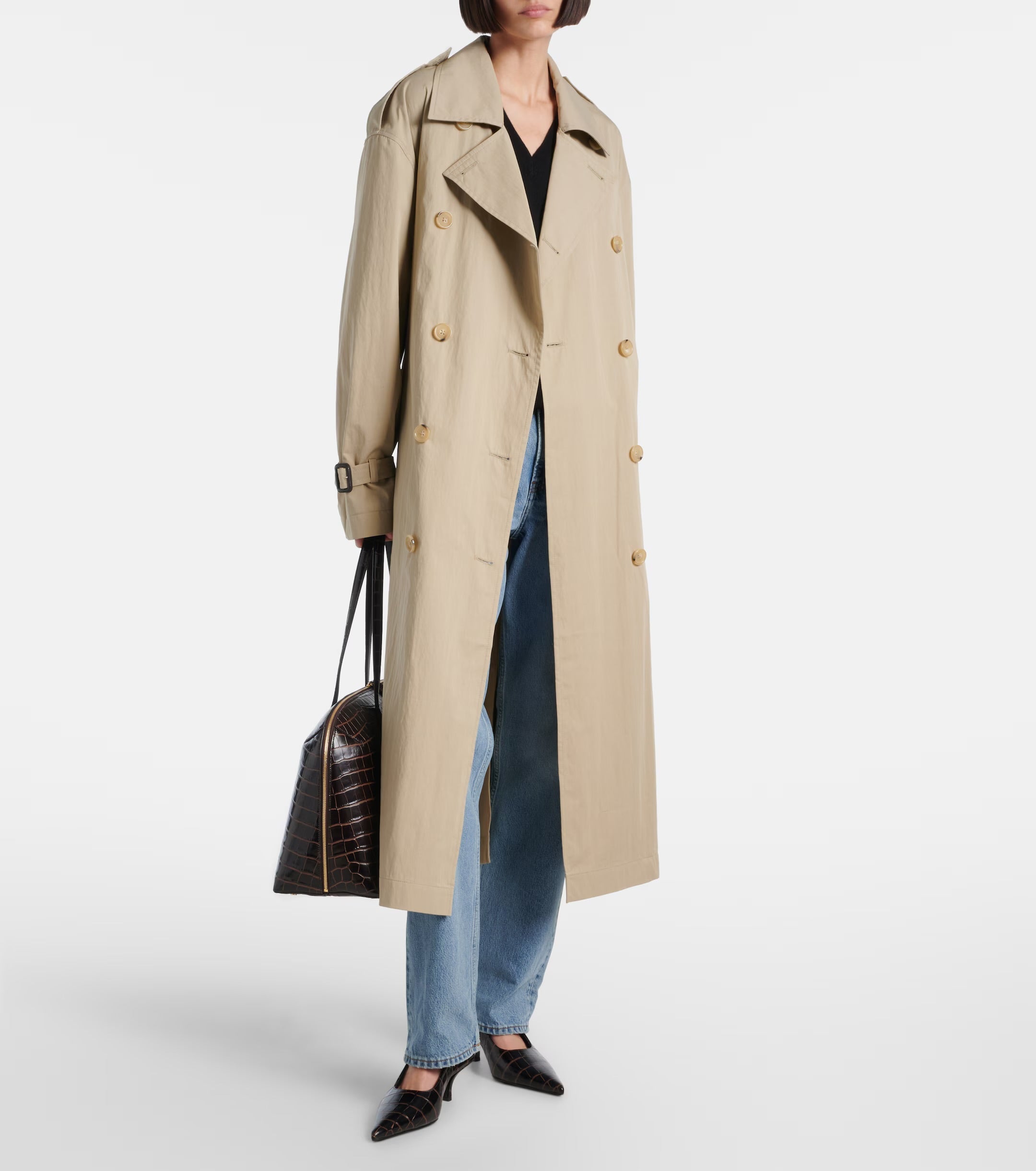 Toteme Cotton-Blend Trench Coat