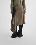 Phoebe Philo Kilt in Tobacco Wool