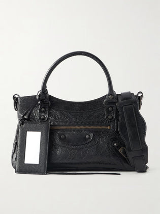 Balenciaga Le City First Leather Shoulder Bag