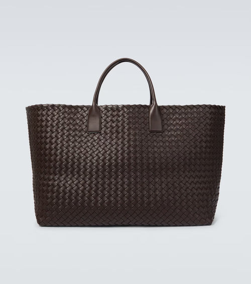 Bottega Veneta Cabat Large Intrecciato Leather Tote Bag
