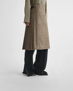 Phoebe Philo Kilt in Tobacco Wool