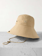 Burberry Cotton-Gabardine Bucket Hat — Beige