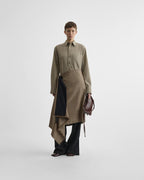 Phoebe Philo Kilt in Tobacco Wool