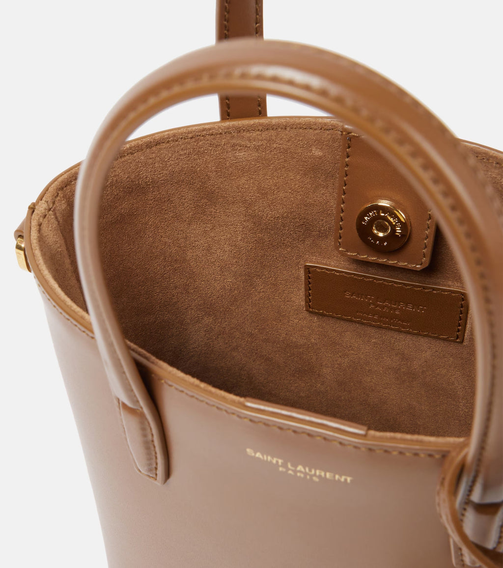 Saint Laurent Toy Shopping Mini Leather Tote