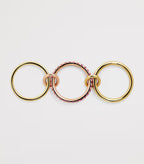Spinelli Kilcollin Mixed Gold and Sapphire Petunia Ring