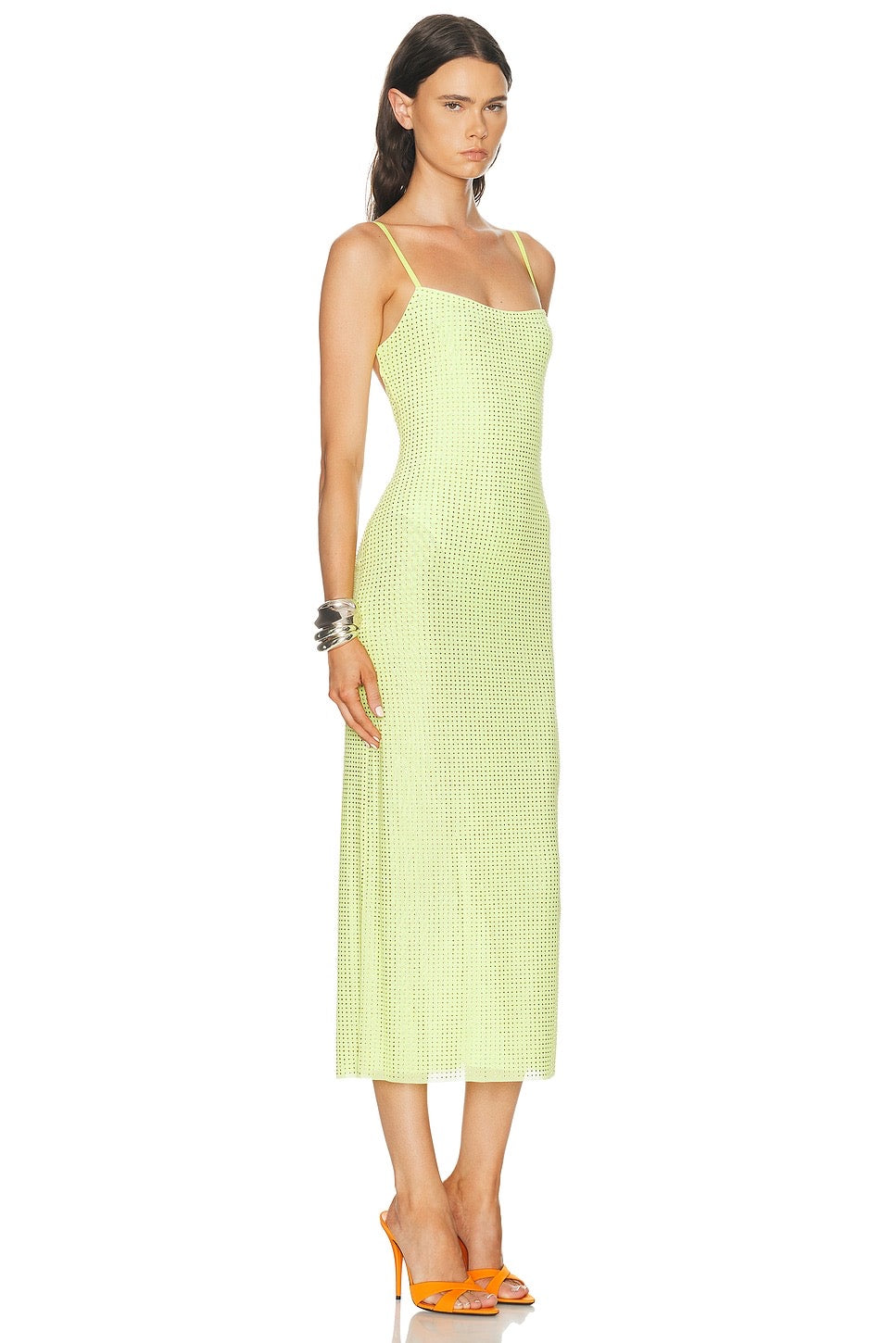 Area Crystal Hotfix Cami Dress