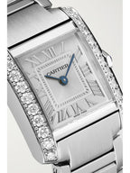 Cartier Tank Française 25mm Stainless Steel and Diamond Watch